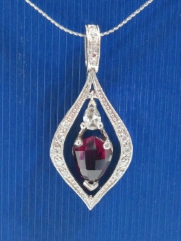 Photo of Northwest Indiana ruby pendant.
