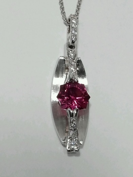 Photo of ruby necklace Northwest Indiana.