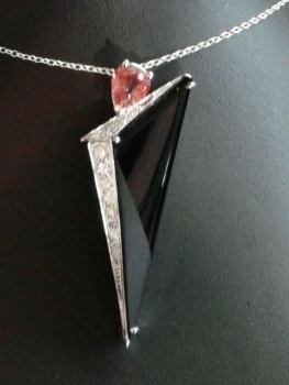 Photo of diamond necklace Merrillville.
