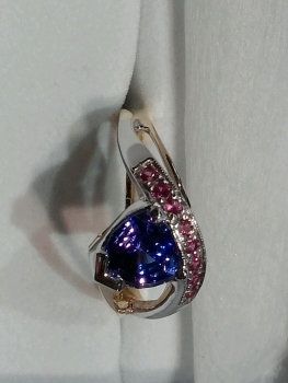 Photo of custom blue ring Dyer.