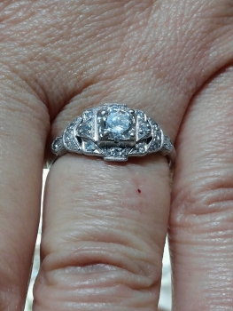 Photo of Crown Point Engagement Ring.