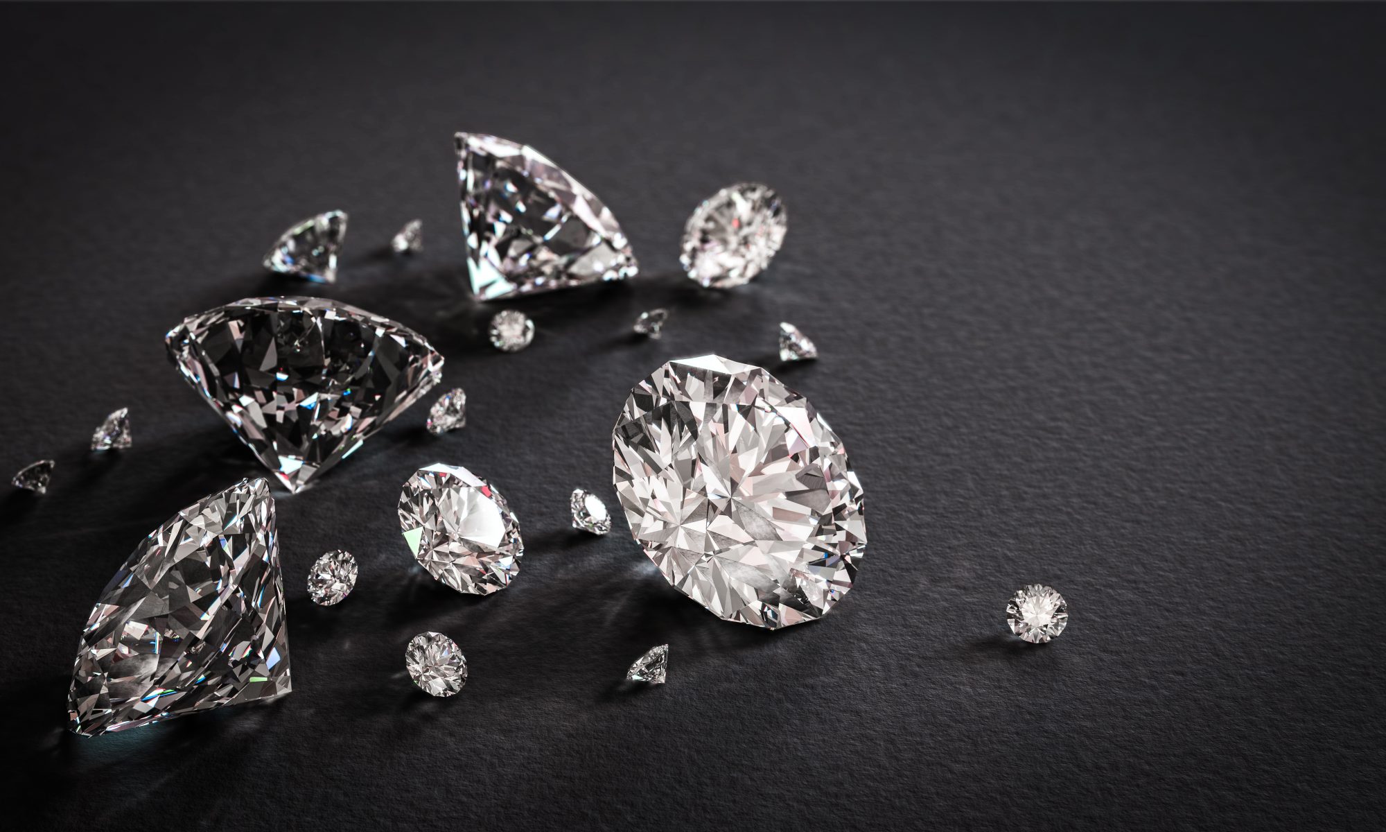 beautiful diamonds used by Crown Point Jewelers